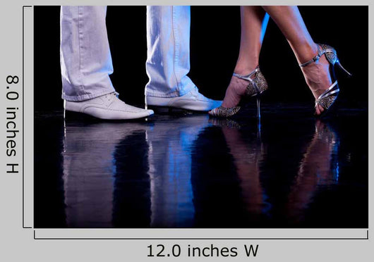 Dancing Couple's Feet Wall Decal