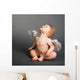 Infant Baby with Angel Wall Decal