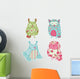 Shabby Chic Owls Wall Stickers Wall Decal