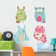 Shabby Chic Owls Wall Stickers Wall Decal