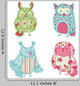 Shabby Chic Owls Wall Stickers Wall Decal