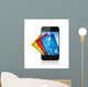 Electronic Wallet Mobile Phone Wall Decal
