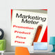Marketing Meter with Product Wall Decal