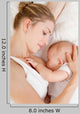 Resting While Breastfeeding Wall Decal