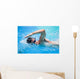 Young Man Swimming Front Wall Decal