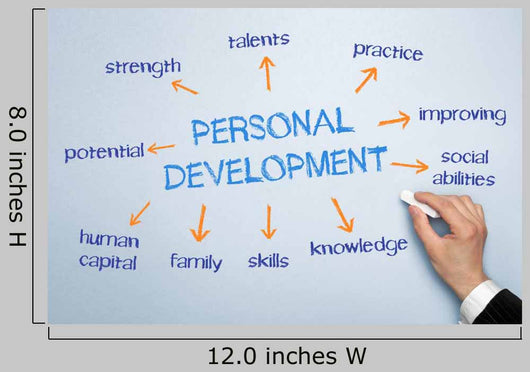 Personal Development Web Chart Wall Decal
