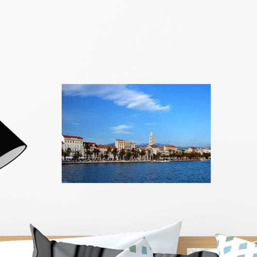 Split Croatia Skyline Wall Decal