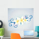 Stylized Flowers Illustration Wall Decal