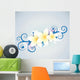 Stylized Flowers Illustration Wall Decal
