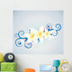 Stylized Flowers Illustration Wall Decal