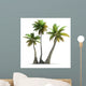 Palm Tree Trio Rendering Wall Decal