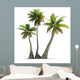 Palm Tree Trio Rendering Wall Decal
