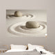 Zen Stones in Sand Circles Wall Decal