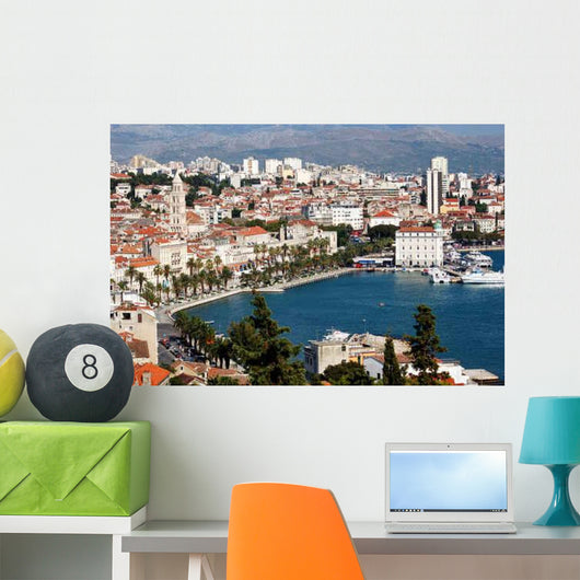 Split Croatia Overhead Cityscape Wall Decal