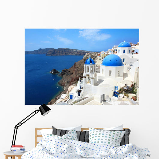 Greece Santorini Church Oia Wall Decal