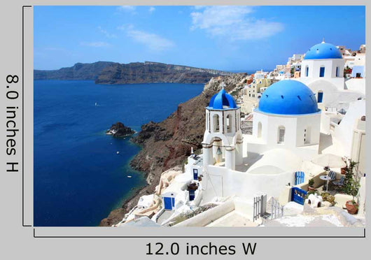 Greece Santorini Church Oia Wall Decal