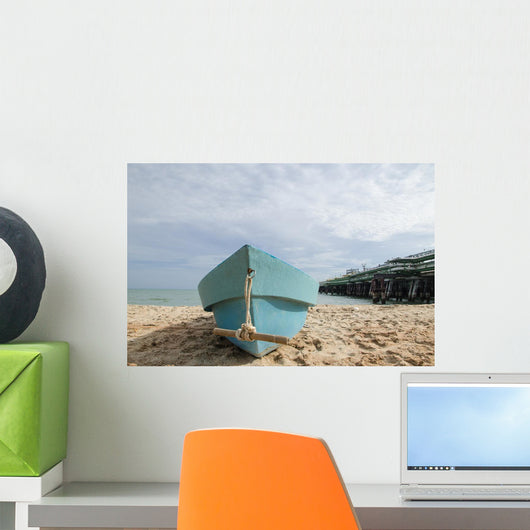 Boat Beach Thailand Wall Decal