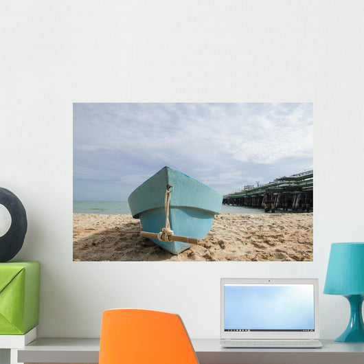 Boat Beach Thailand Wall Decal