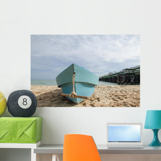 Boat Beach Thailand Wall Decal