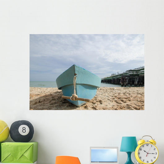 Boat Beach Thailand Wall Decal