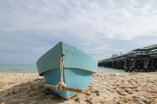 Boat Beach Thailand Wall Decal