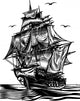 Ship Wall Decal