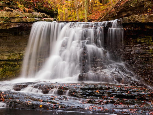 McCormick's Creek Falls Fall Wall Decal