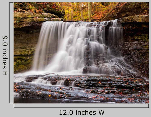 McCormick's Creek Falls Fall Wall Decal