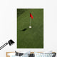 Red Flag Putting Green Wall Decal