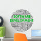 Software Development Word Cloud Wall Decal