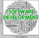 Software Development Word Cloud Wall Decal