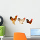 Thoroughbred Brown Cock Wall Decal