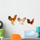 Thoroughbred Brown Cock Wall Decal