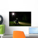 Lonely Man Sitting Bench Wall Decal