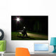 Lonely Man Sitting Bench Wall Decal