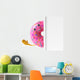 3D Rendered Illustration Donut Wall Decal
