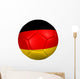 3D Flag Ball Germany Wall Decal