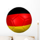3D Flag Ball Germany Wall Decal