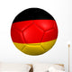 3D Flag Ball Germany Wall Decal