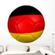 3D Flag Ball Germany Wall Decal