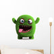 Cute Furry Monster Wall Decal