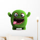 Cute Furry Monster Wall Decal