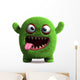 Cute Furry Monster Wall Decal