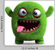Cute Furry Monster Wall Decal