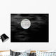 Moon and Clouds Wall Decal