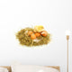 Baby Chick and Eggs Nest 1 Wall Decal