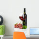 Bottle Glass Wine Wall Decal