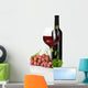 Bottle Glass Wine Wall Decal