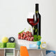 Bottle Glass Wine Wall Decal