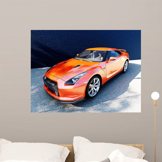 Dynamic Modern Car Wall Decal